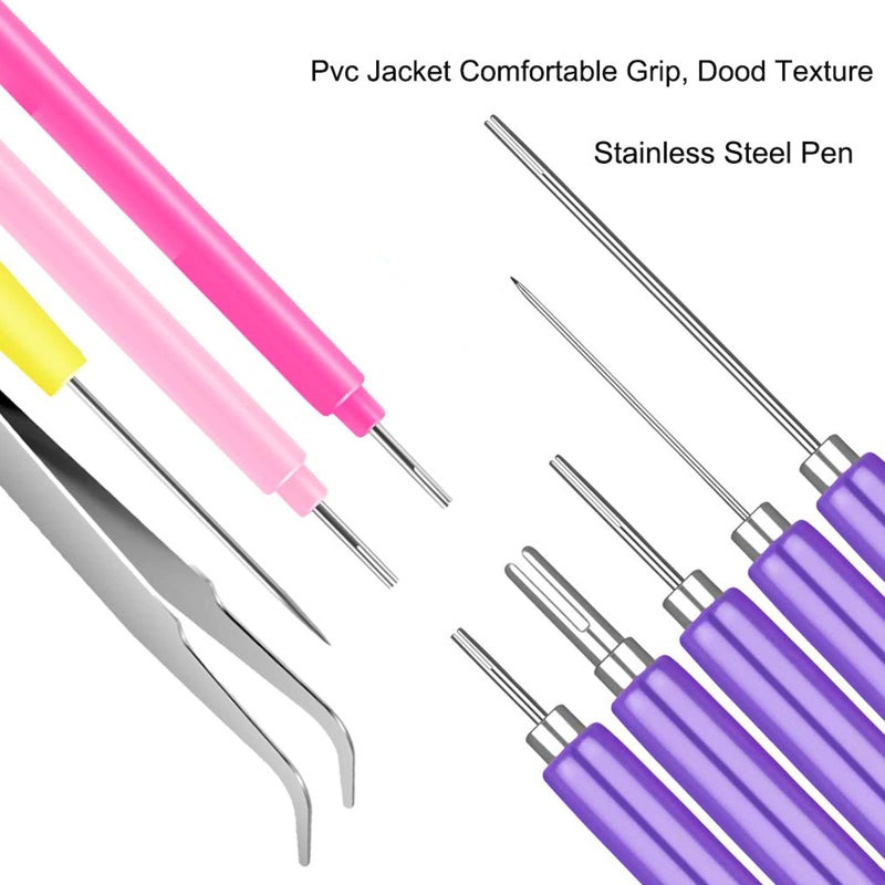 FENGWANGLI Paper Quilling Tools, 12 Pack Assorted Sizes Rolling Curling Quilling Needle Pen for Art Craft DIY Paper Cardmaking Project - Image 4
